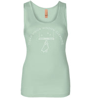 Clear Vision Window Cleaning - Essentials - Next Level Womens Jersey Tank