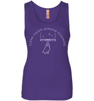 Clear Vision Window Cleaning - Essentials - Next Level Womens Jersey Tank