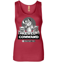 Public Policy Posse - Rebel Command 02 - Next Level Womens Jersey Tank