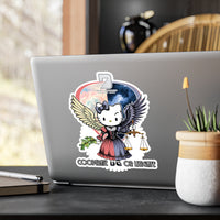 Seven Dimensions - Cooperate or Litigate - Kiss cut Stickers