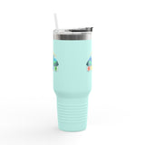 Colorful Insulated Travel Mug - Adventure Ready 40oz Tumbler for Outdoor Lovers