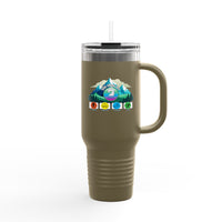 Colorful Insulated Travel Mug - Adventure Ready 40oz Tumbler for Outdoor Lovers