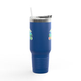 Colorful Insulated Travel Mug - Adventure Ready 40oz Tumbler for Outdoor Lovers