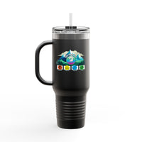 Colorful Insulated Travel Mug - Adventure Ready 40oz Tumbler for Outdoor Lovers