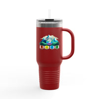 Colorful Insulated Travel Mug - Adventure Ready 40oz Tumbler for Outdoor Lovers