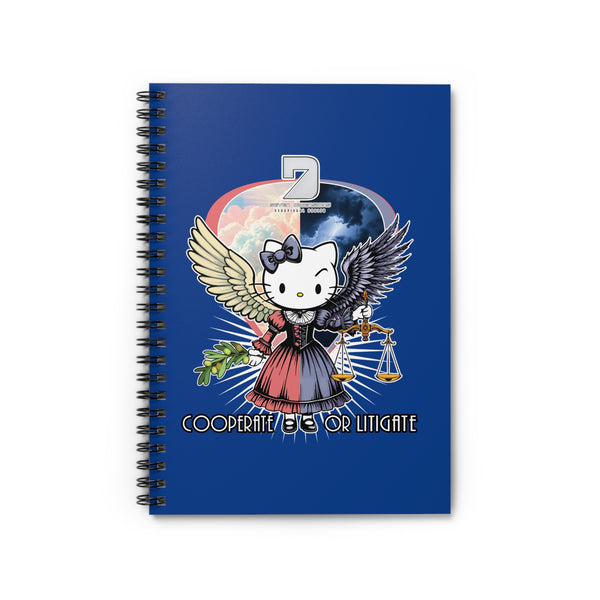 Seven Dimensions - Cooperate or Litigate - Spiral Notebook