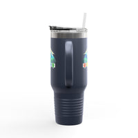 Colorful Insulated Travel Mug - Adventure Ready 40oz Tumbler for Outdoor Lovers