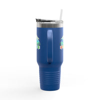 Colorful Insulated Travel Mug - Adventure Ready 40oz Tumbler for Outdoor Lovers