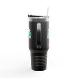Colorful Insulated Travel Mug - Adventure Ready 40oz Tumbler for Outdoor Lovers