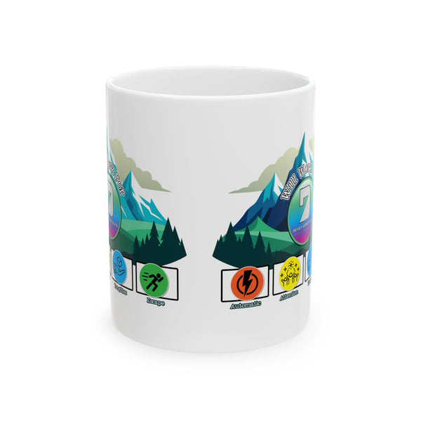 Seven Dimensions - "Will Work For Reinforcements" - Ceramic MugCeramic Mug