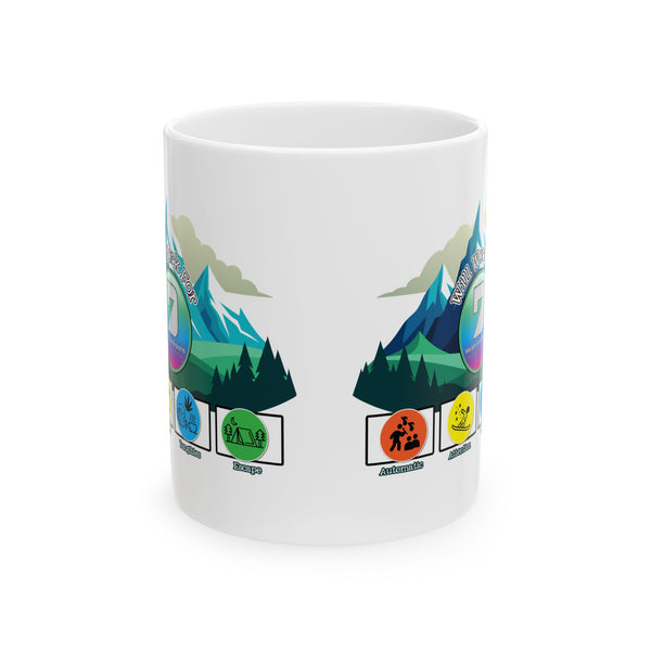 Seven Dimensions - "Will Work For Reinforcements" - Colorado Edition - Ceramic Mug