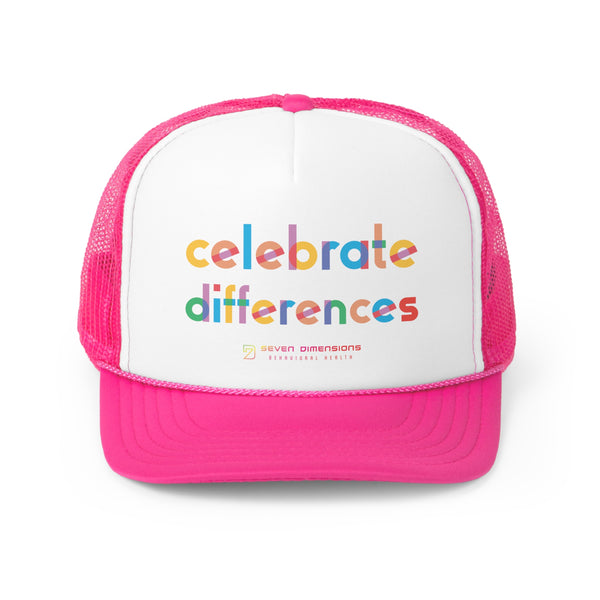 Seven Dimensions - Celebrate Differences -  Trucker Caps