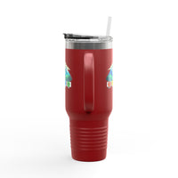 Colorful Insulated Travel Mug - Adventure Ready 40oz Tumbler for Outdoor Lovers