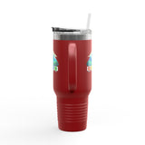 Colorful Insulated Travel Mug - Adventure Ready 40oz Tumbler for Outdoor Lovers