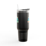Colorful Insulated Travel Mug - Adventure Ready 40oz Tumbler for Outdoor Lovers