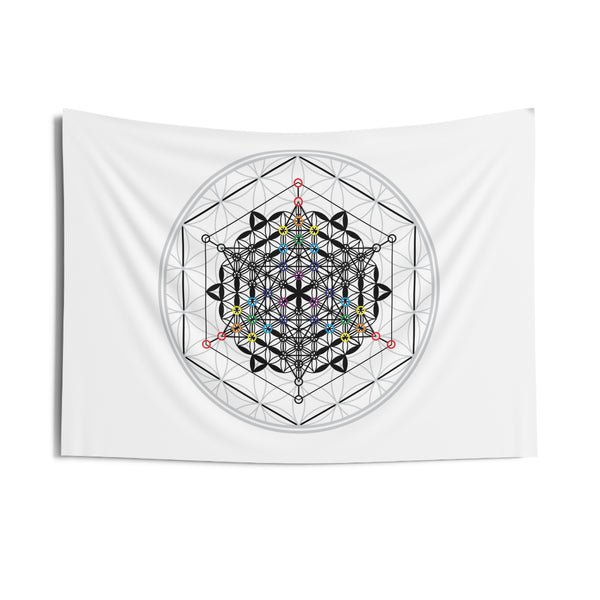 Sefirot Seed of Life Chakra - Indoor Wall Tapestries