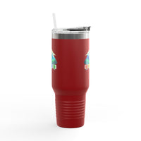 Colorful Insulated Travel Mug - Adventure Ready 40oz Tumbler for Outdoor Lovers