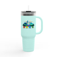 Colorful Insulated Travel Mug - Adventure Ready 40oz Tumbler for Outdoor Lovers