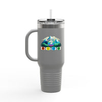 Colorful Insulated Travel Mug - Adventure Ready 40oz Tumbler for Outdoor Lovers