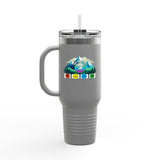 Colorful Insulated Travel Mug - Adventure Ready 40oz Tumbler for Outdoor Lovers