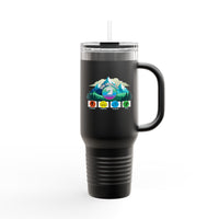 Colorful Insulated Travel Mug - Adventure Ready 40oz Tumbler for Outdoor Lovers