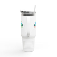 Colorful Insulated Travel Mug - Adventure Ready 40oz Tumbler for Outdoor Lovers