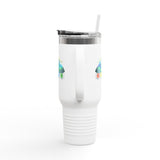 Colorful Insulated Travel Mug - Adventure Ready 40oz Tumbler for Outdoor Lovers