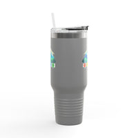 Colorful Insulated Travel Mug - Adventure Ready 40oz Tumbler for Outdoor Lovers