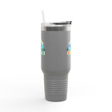 Colorful Insulated Travel Mug - Adventure Ready 40oz Tumbler for Outdoor Lovers