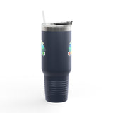 Colorful Insulated Travel Mug - Adventure Ready 40oz Tumbler for Outdoor Lovers