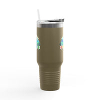 Colorful Insulated Travel Mug - Adventure Ready 40oz Tumbler for Outdoor Lovers