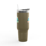 Colorful Insulated Travel Mug - Adventure Ready 40oz Tumbler for Outdoor Lovers