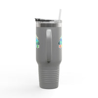 Colorful Insulated Travel Mug - Adventure Ready 40oz Tumbler for Outdoor Lovers