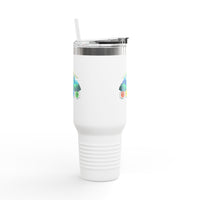 Colorful Insulated Travel Mug - Adventure Ready 40oz Tumbler for Outdoor Lovers