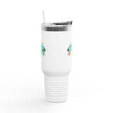 Colorful Insulated Travel Mug - Adventure Ready 40oz Tumbler for Outdoor Lovers