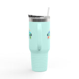 Colorful Insulated Travel Mug - Adventure Ready 40oz Tumbler for Outdoor Lovers