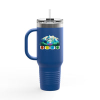 Colorful Insulated Travel Mug - Adventure Ready 40oz Tumbler for Outdoor Lovers