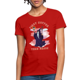 First Coffee, Then Magic Wizard - Women's T-Shirt - red