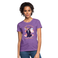 First Coffee, Then Magic Wizard - Women's T-Shirt - purple heather