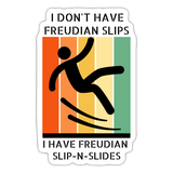 Freudian Slip-n-Slide Sticker - white matte