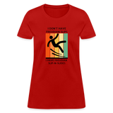 Freudian Slip-n-Slide Women's T-Shirt - red