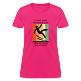 Freudian Slip-n-Slide Women's T-Shirt - fuchsia