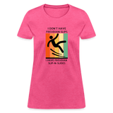 Freudian Slip-n-Slide Women's T-Shirt - heather pink