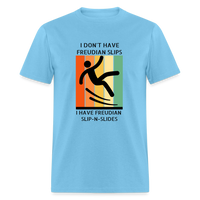 Freudian Slip-n-Slide Unisex Classic T-Shirt - aquatic blue