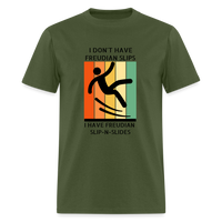 Freudian Slip-n-Slide Unisex Classic T-Shirt - military green