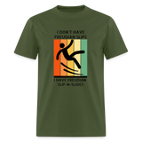 Freudian Slip-n-Slide Unisex Classic T-Shirt - military green