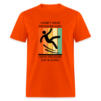 Freudian Slip-n-Slide Unisex Classic T-Shirt - orange