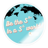 Be the SD! Sticker - transparent glossy