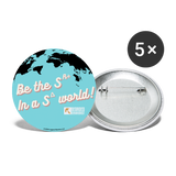 Be the SD! Buttons large 2.2'' (5-pack) - white