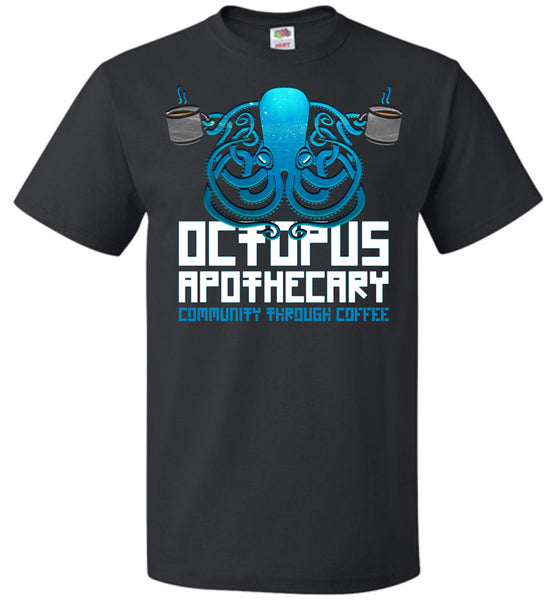 Octopus Apothecary - Coffee Tee - Aqua